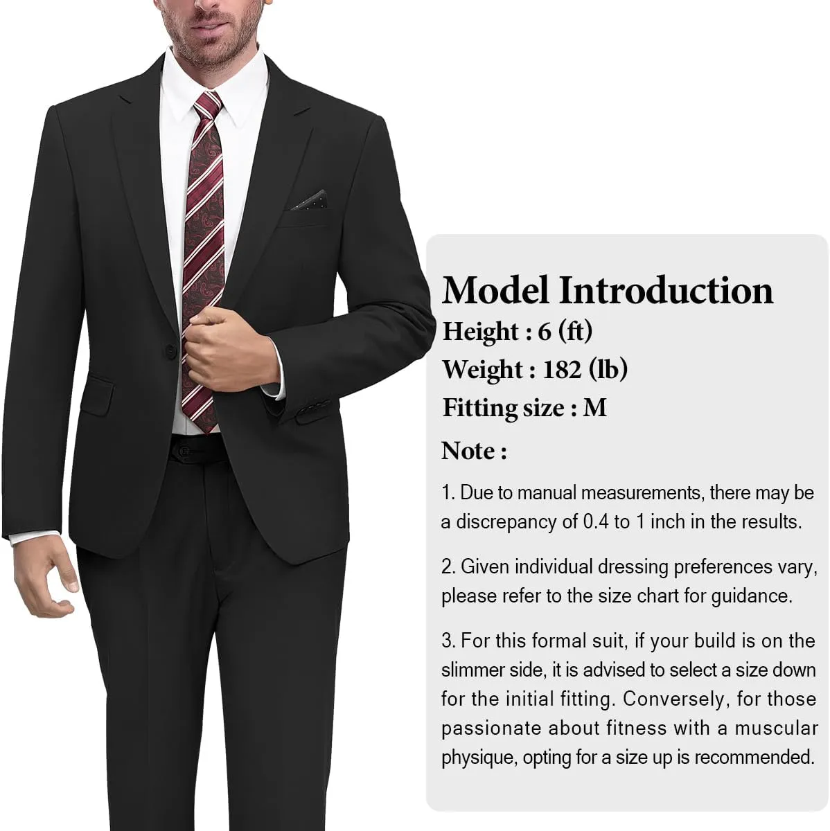 2 Piece Men's Suit One Button Slim Fit Suit for Men Solid Color Blazer and Pants Tie and Square Wedding Business Party