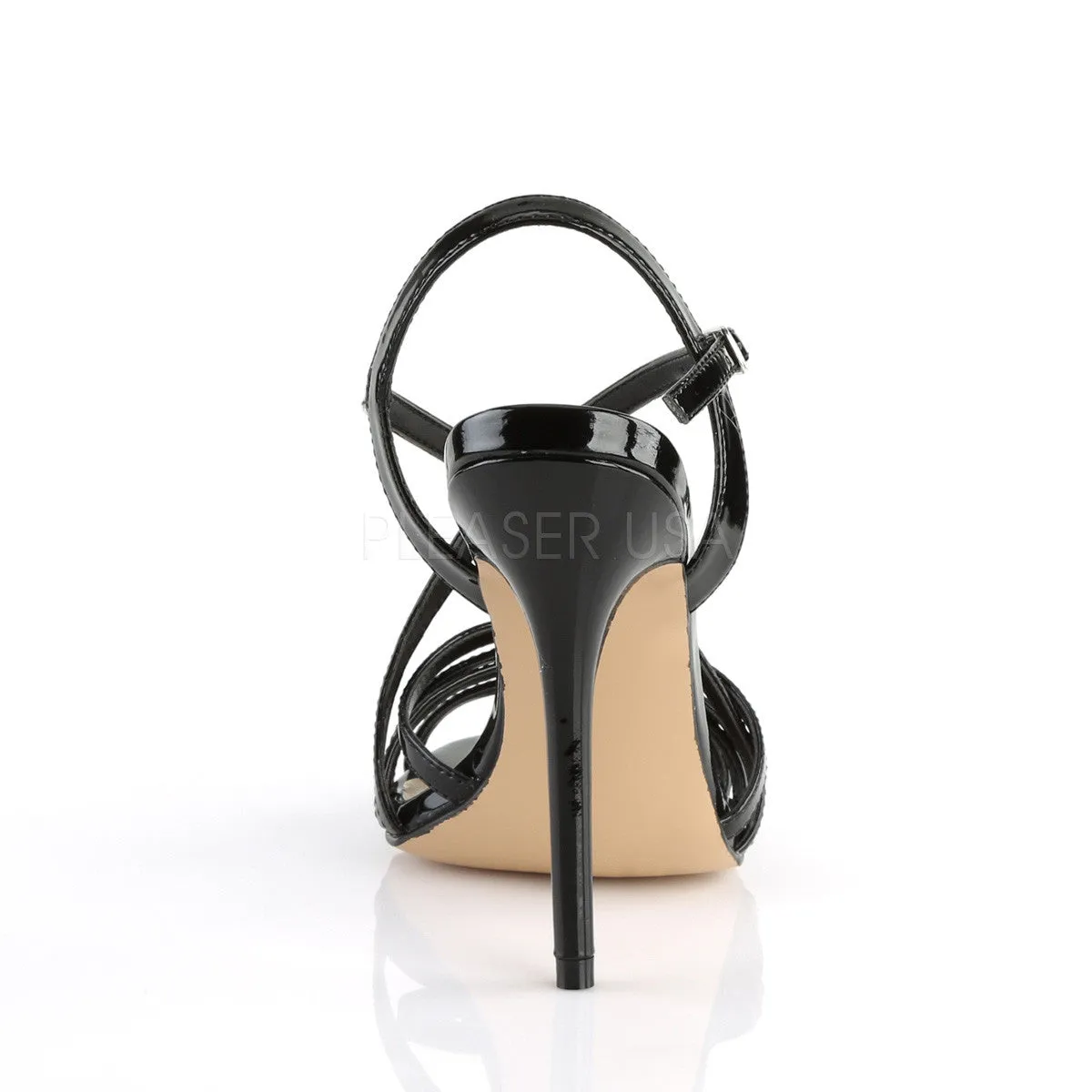 5 Inch Heel AMUSE-13 Black Pat
