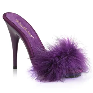 5" Heel POISE-501F Purple Fur