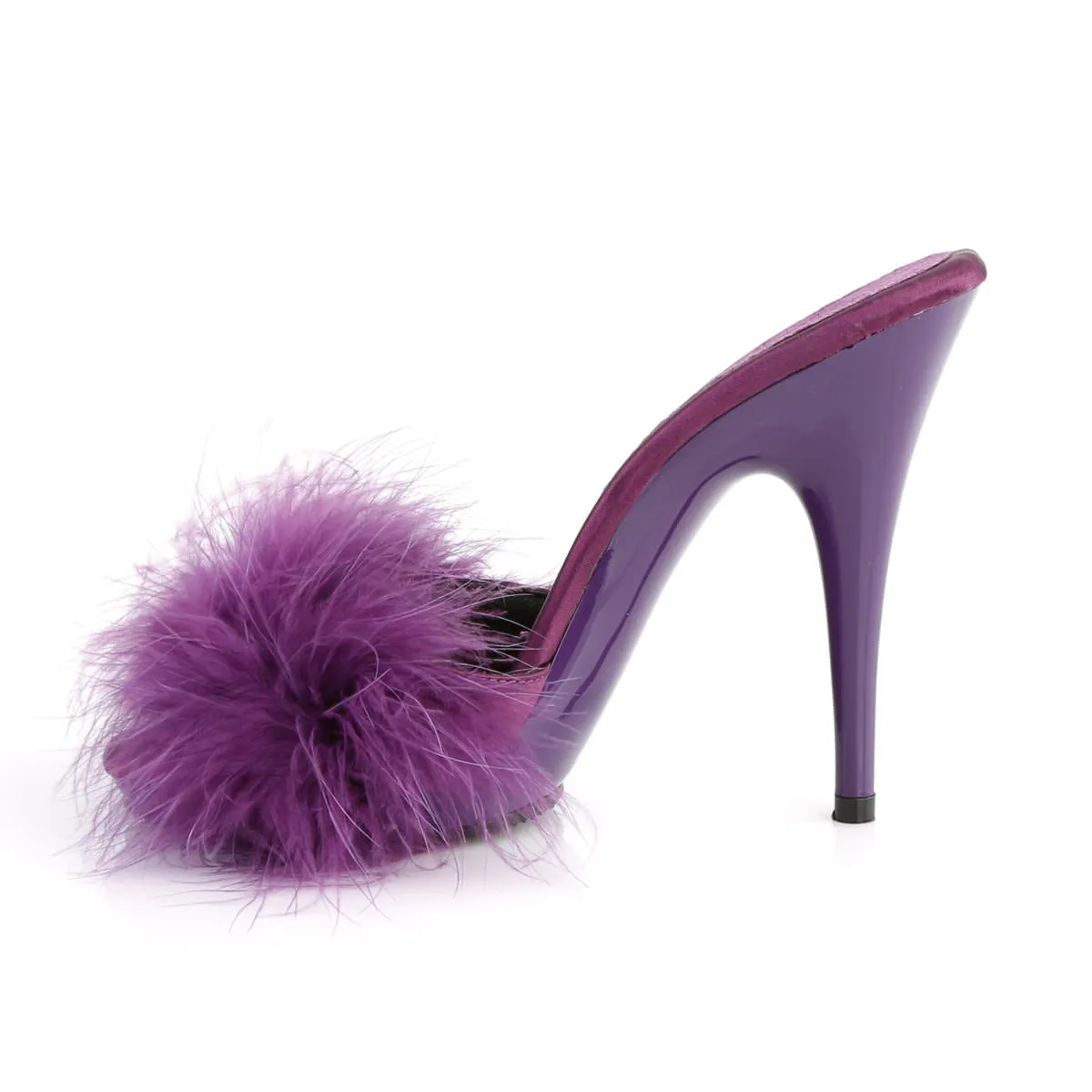 5" Heel POISE-501F Purple Fur