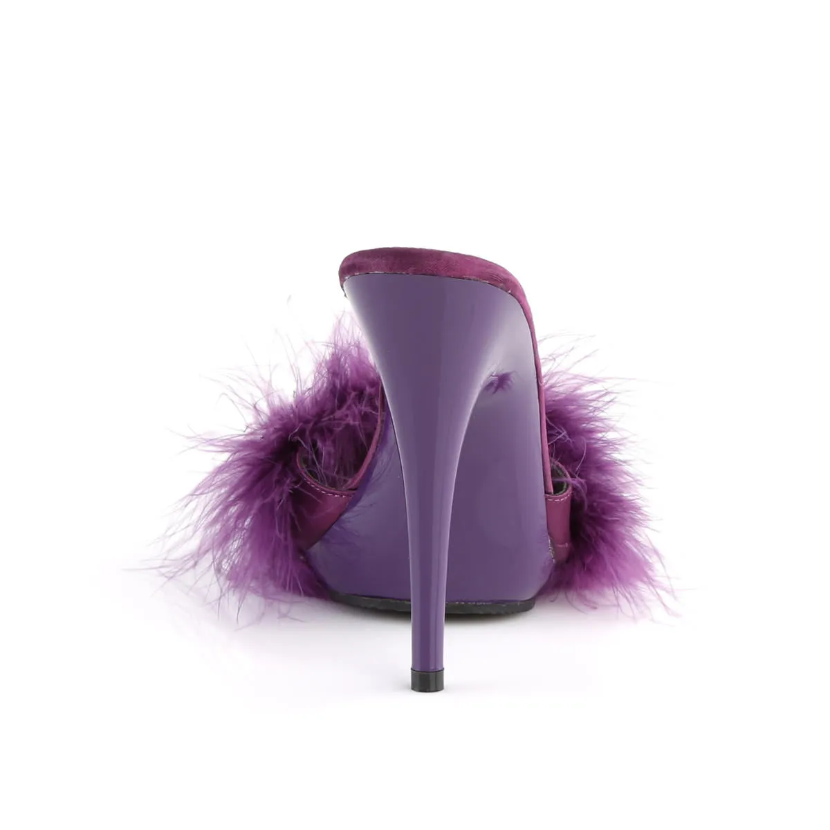5" Heel POISE-501F Purple Fur