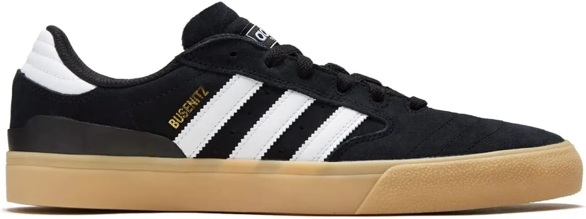 adidas Originals Men's Busenitz Vulc II Fashion Sneaker, Core Black/Footwear White/Gum3, 7