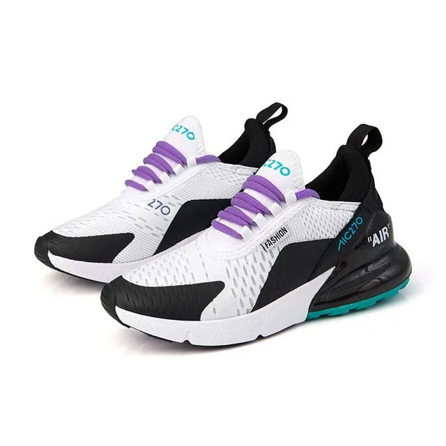 Air AIC 270 Model Outdoor Sports Casual fashion sneakers for women /  Slope Heel Comfortable Ventilated Flat Shoes For Women