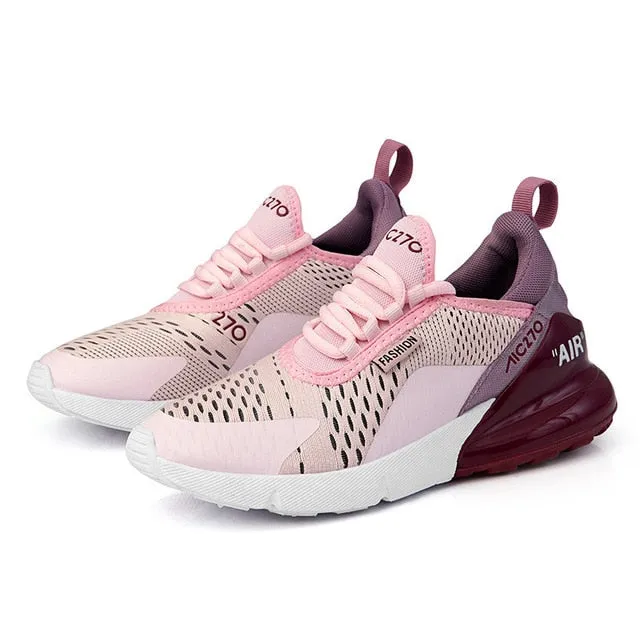 Air AIC 270 Model Outdoor Sports Casual fashion sneakers for women /  Slope Heel Comfortable Ventilated Flat Shoes For Women