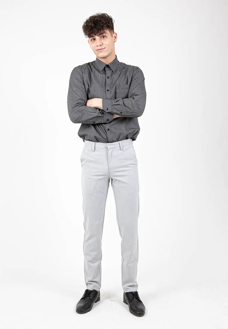 Alain Delon Slim Fit Flat Front Slacks Pants - 11022005
