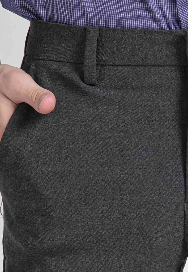 Alain Delon Slim Fit Flat Front Slacks Pants - 11022005
