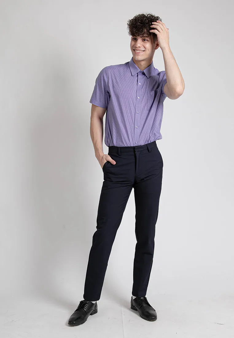 Alain Delon Slim Fit Flat Front Slacks Pants - 11022005