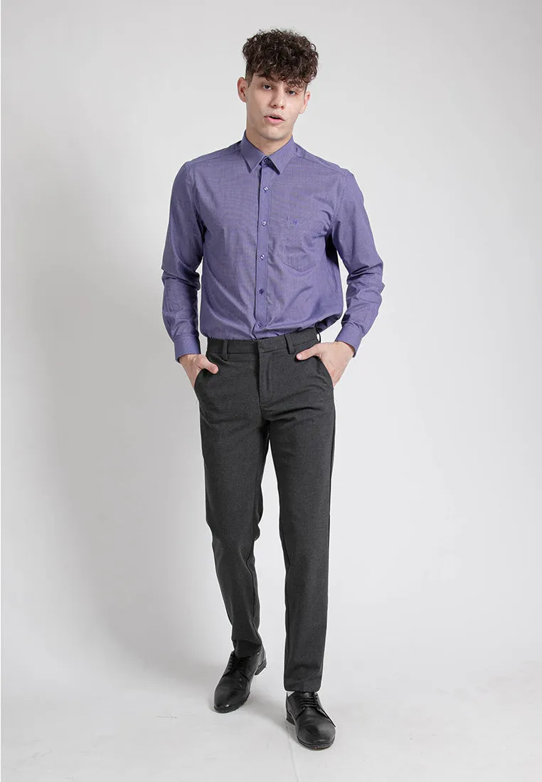 Alain Delon Slim Fit Flat Front Slacks Pants - 11022005