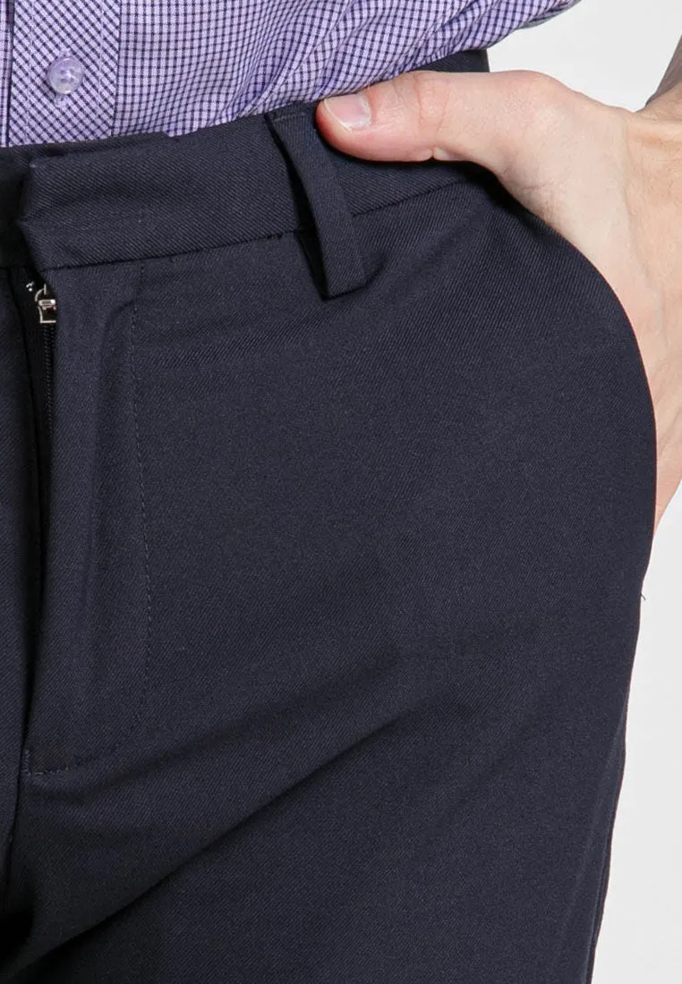 Alain Delon Slim Fit Flat Front Slacks Pants - 11022005