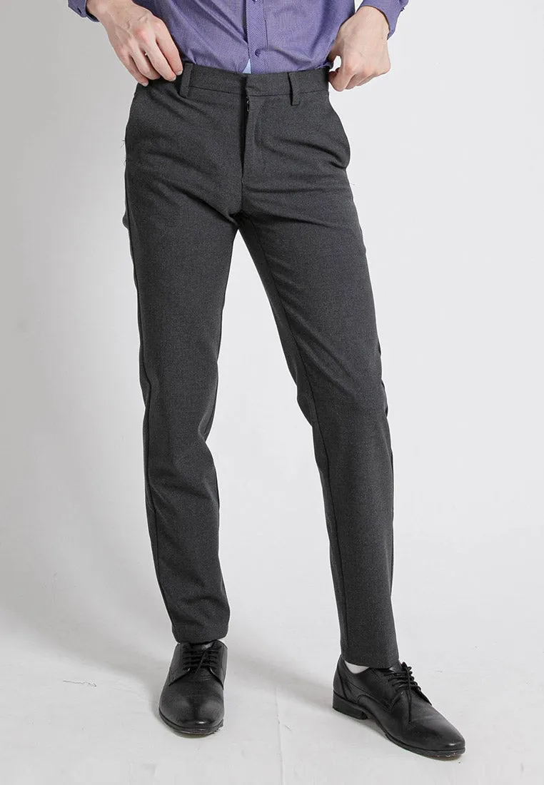 Alain Delon Slim Fit Flat Front Slacks Pants - 11022005