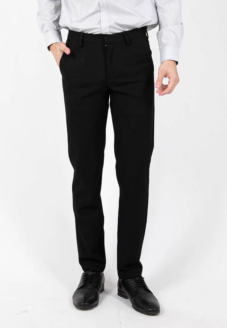 Alain Delon Slim Fit Flat Front Slacks Pants - 11022005