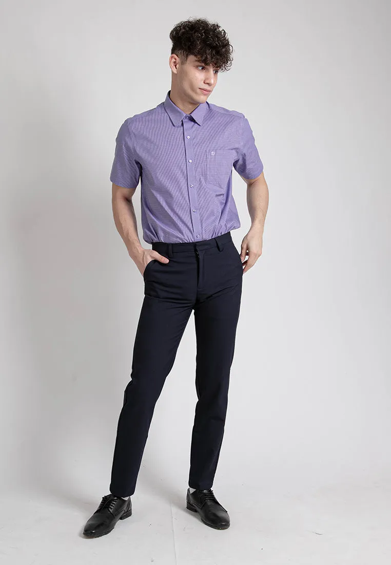 Alain Delon Slim Fit Flat Front Slacks Pants - 11022005