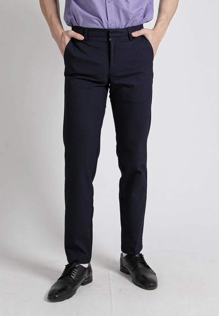 Alain Delon Slim Fit Flat Front Slacks Pants - 11022005