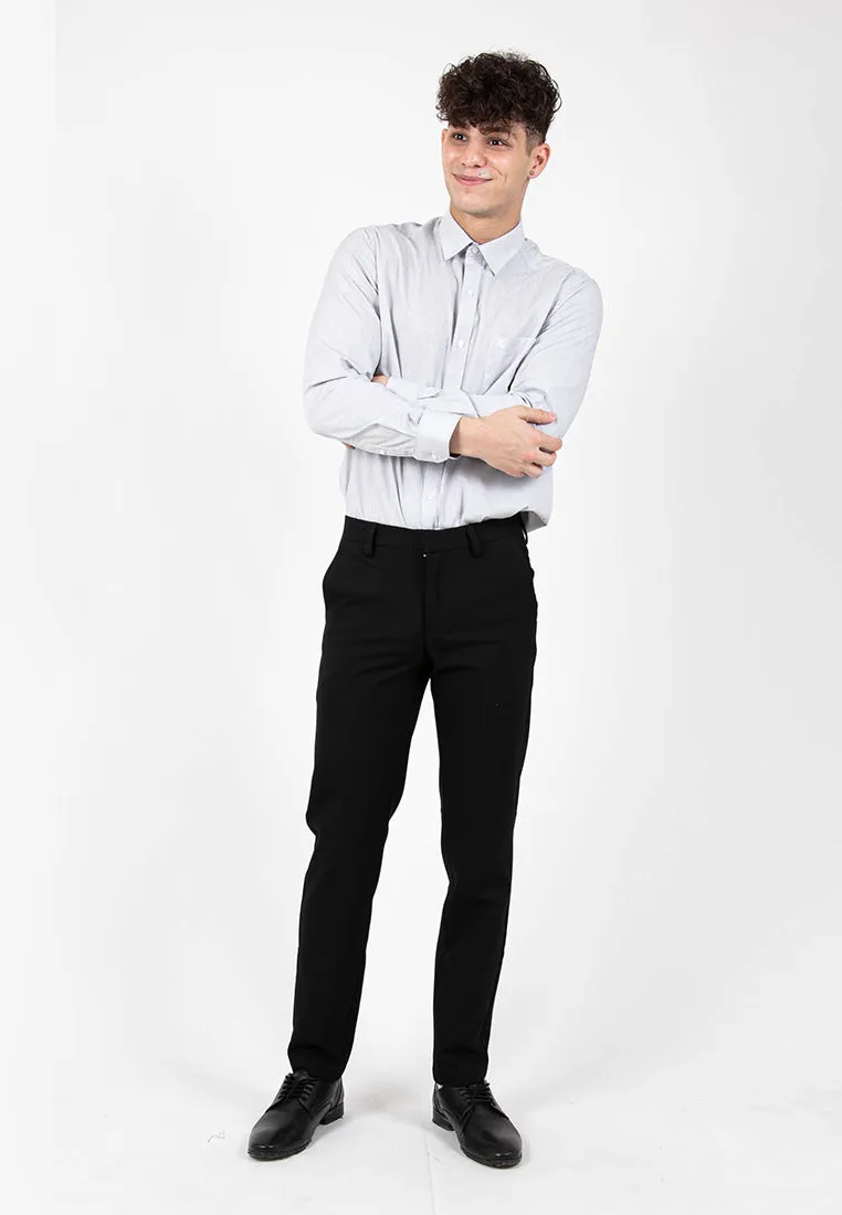 Alain Delon Slim Fit Flat Front Slacks Pants - 11022005