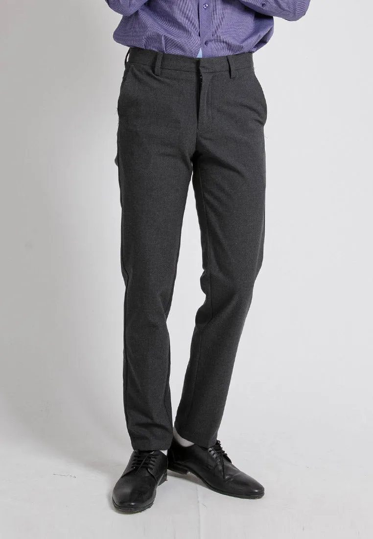 Alain Delon Slim Fit Flat Front Slacks Pants - 11022005