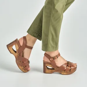Alanna Tan Calf Wood