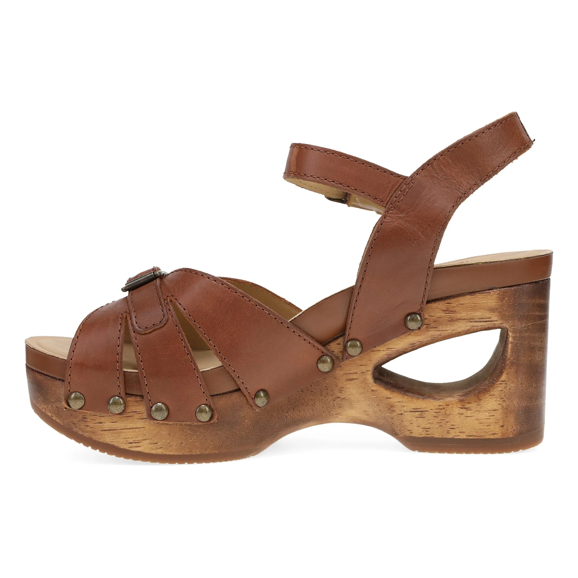 Alanna Tan Calf Wood