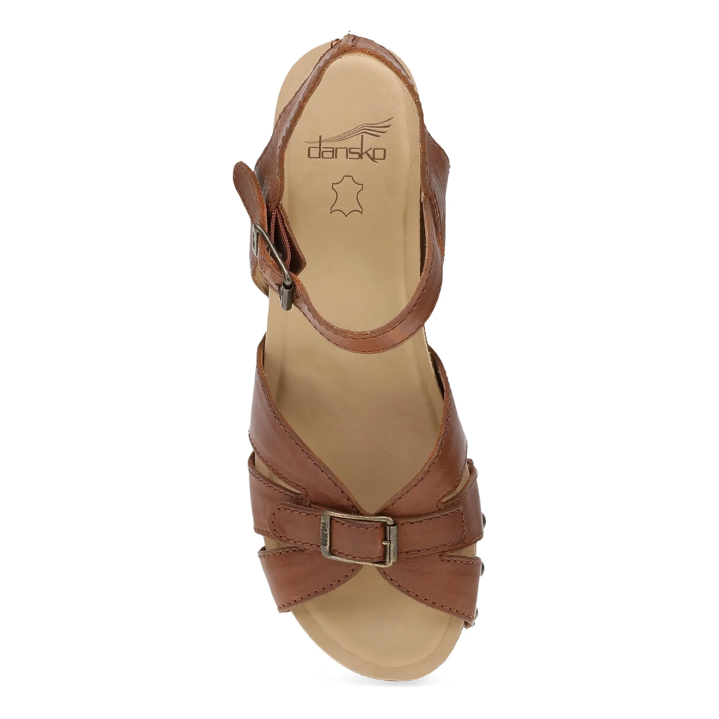 Alanna Tan Calf Wood