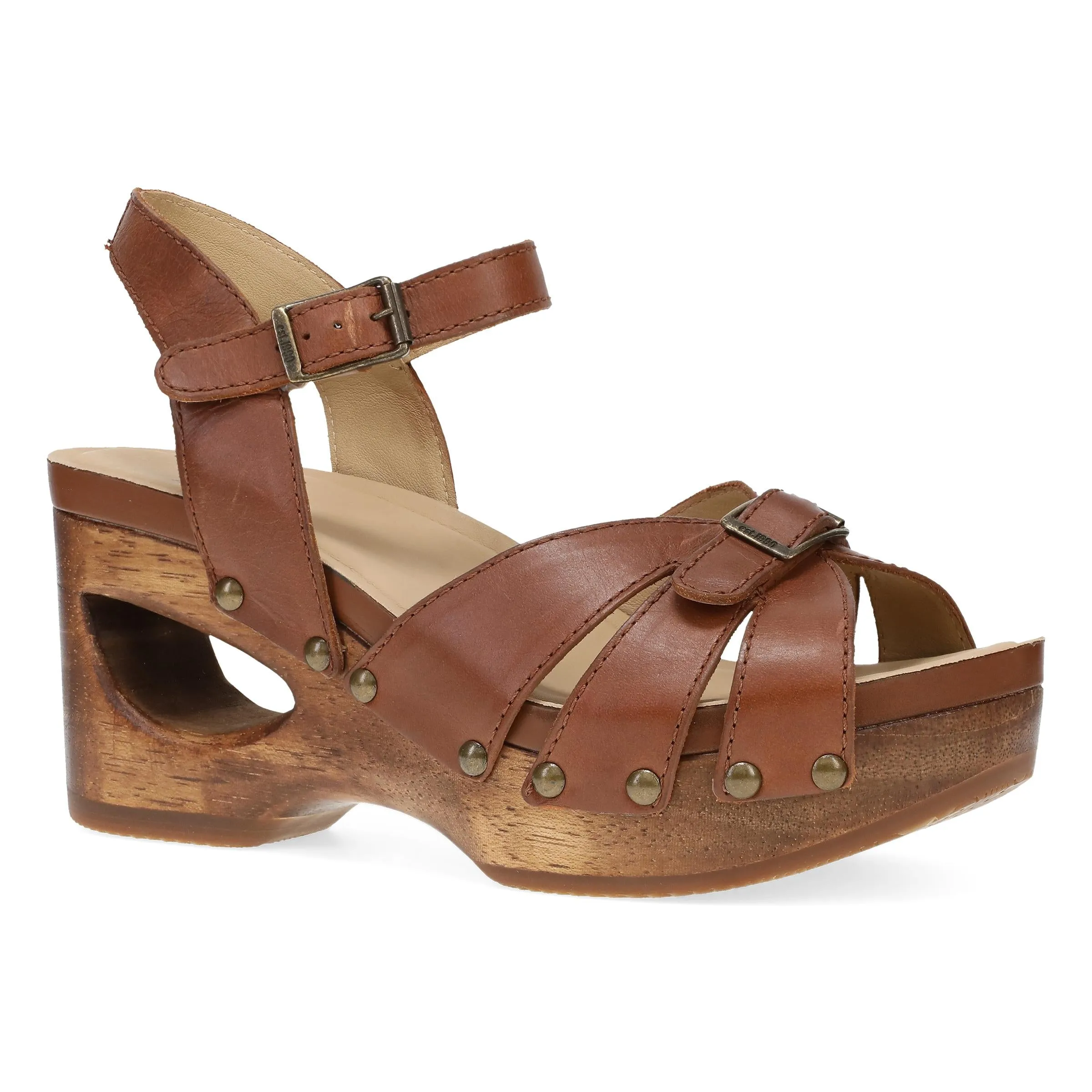 Alanna Tan Calf Wood