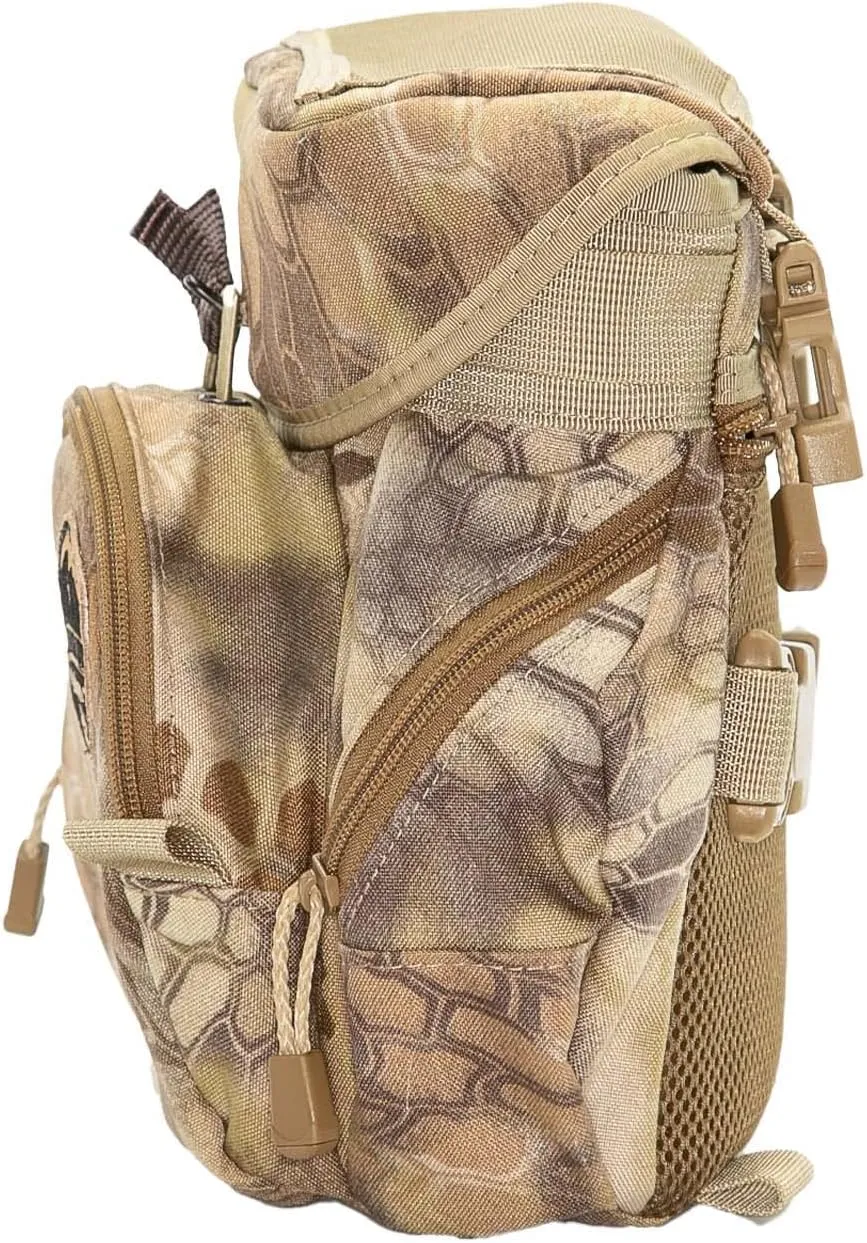 Alaska Guide Creations Denali ROK7 X56 Series HBS | Binoculars and Rangefinders Field Case Bag | Binocular Harness for Comfort and Quick Access (Foliage)