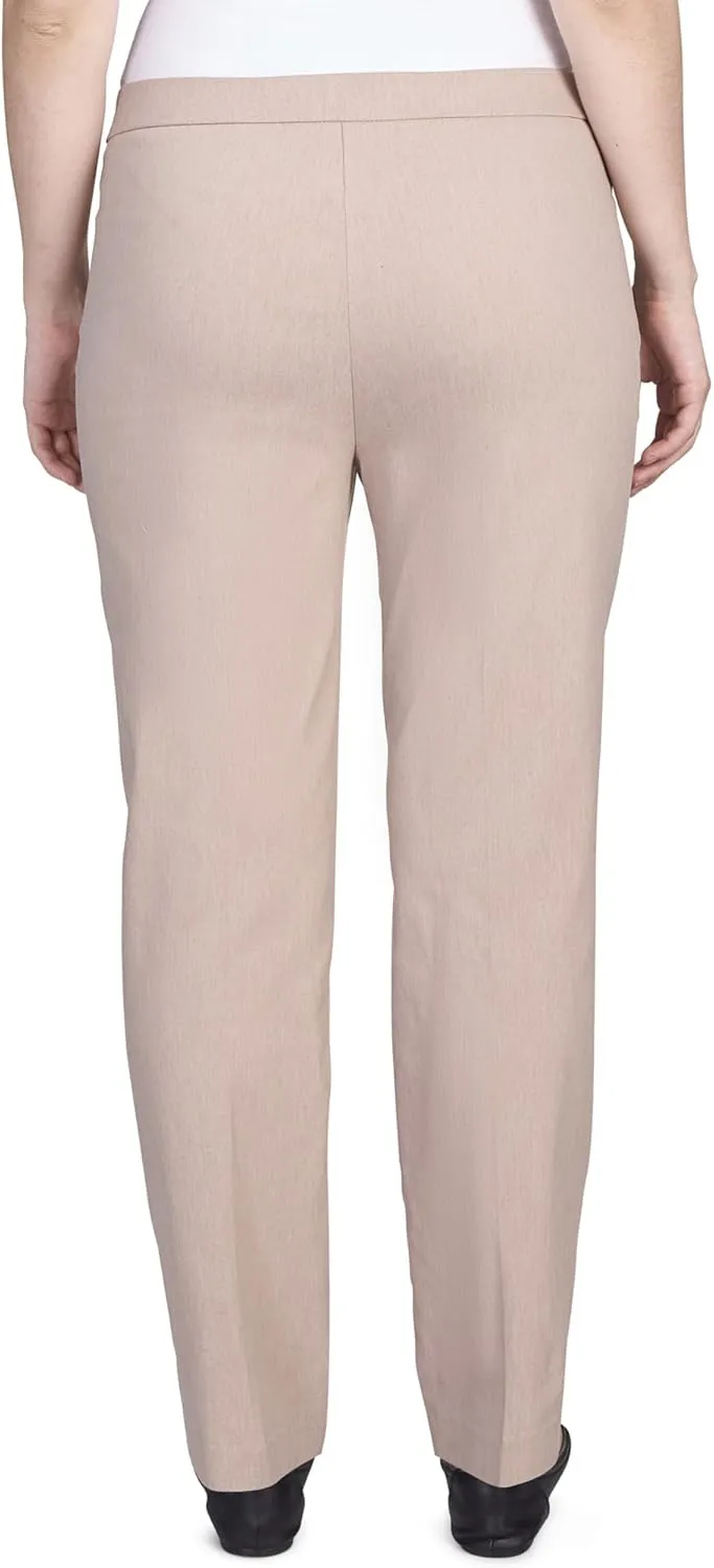 Alfred Dunner Women's Proportioned Short Allure Slim Pant