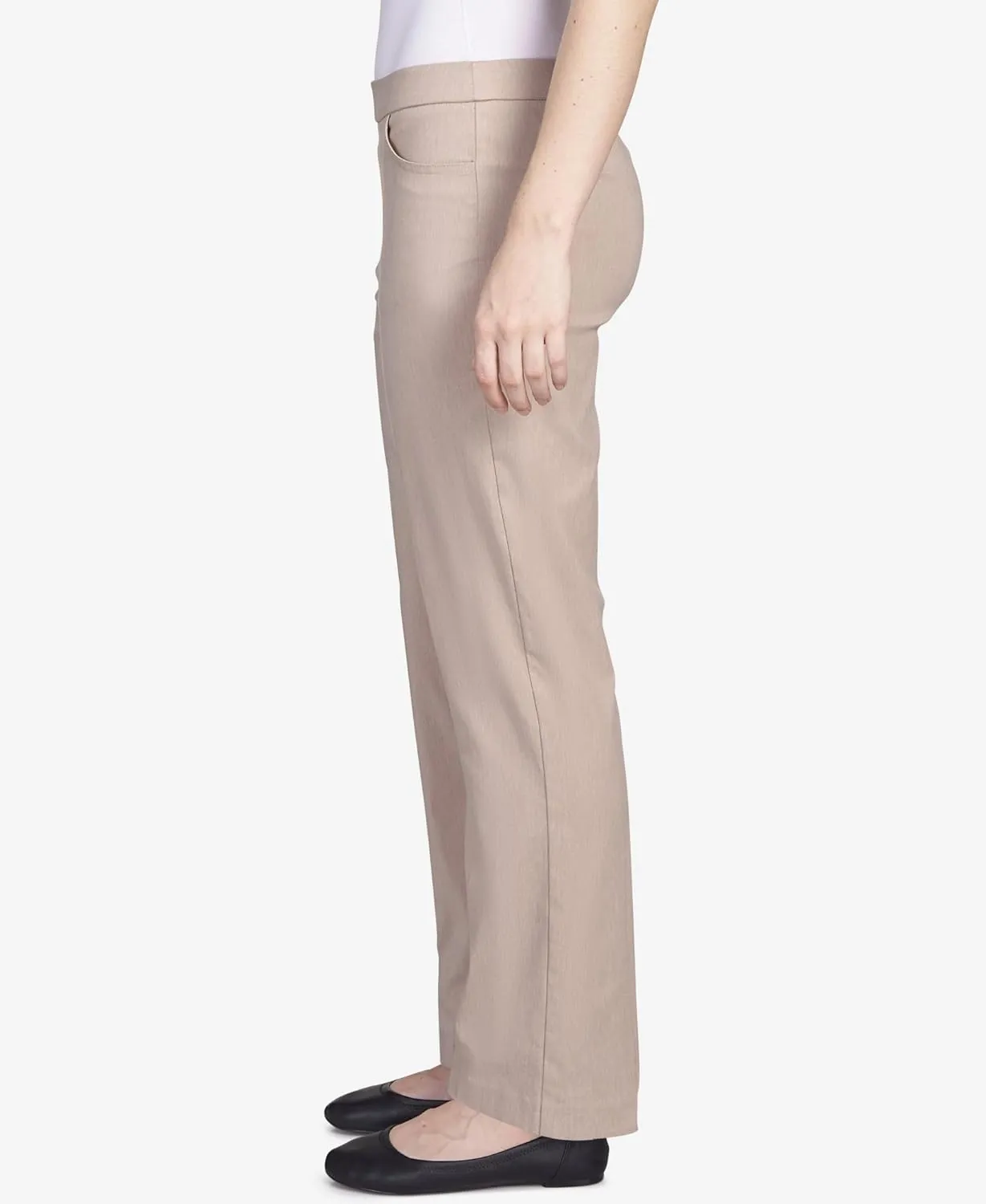Alfred Dunner Women's Proportioned Short Allure Slim Pant
