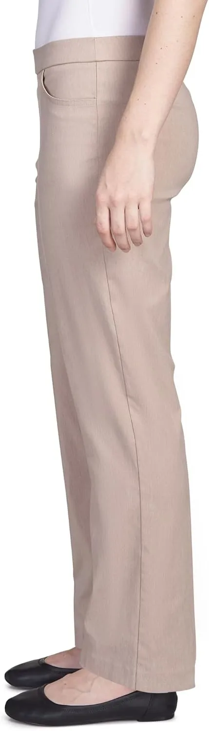 Alfred Dunner Women's Proportioned Short Allure Slim Pant