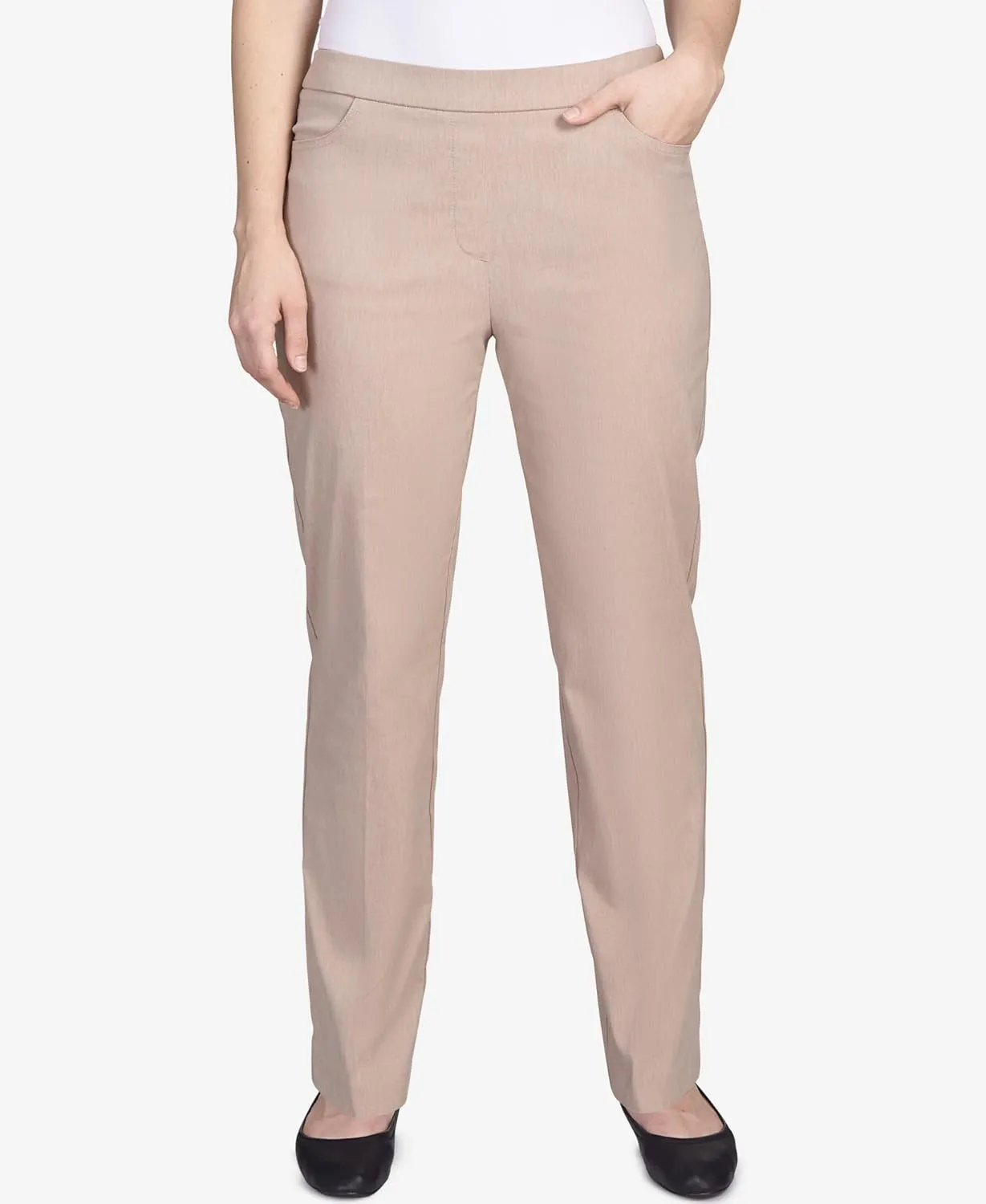 Alfred Dunner Women's Proportioned Short Allure Slim Pant