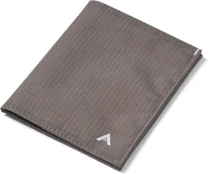 Allett Original Wallet, Charcoal Grey | Nylon, RFID Blocking, Thin Bifold, Minimalistic, Front Pocket | Holds 4-24  Cards, Bills, Receipts | Wallets for Men & Women
