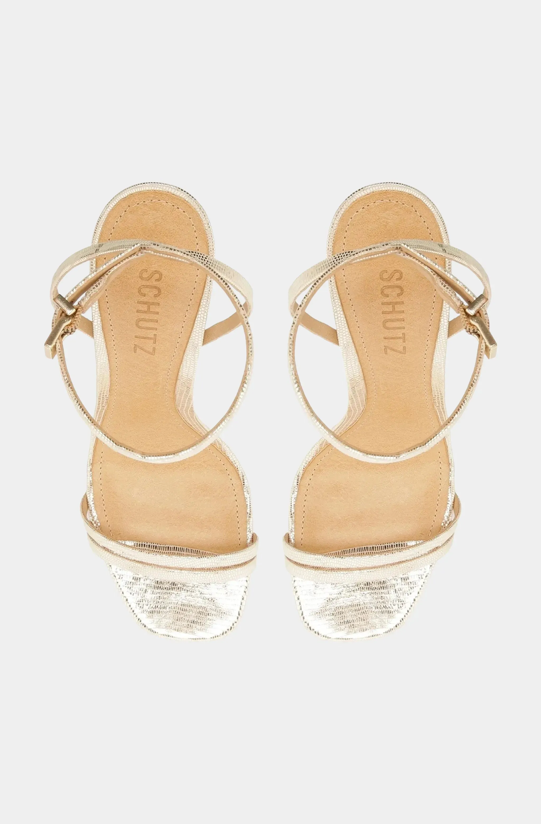 Altina Embossed-Leather Sandal