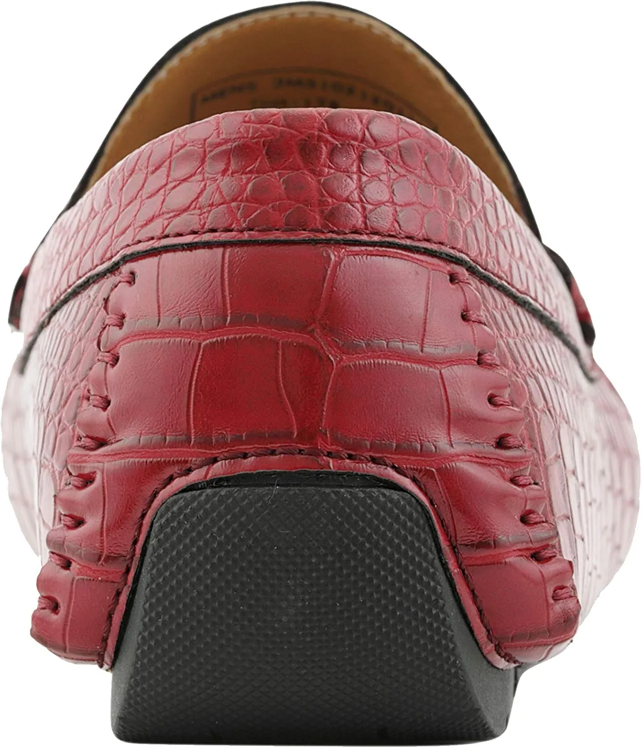 Amali Cola - Driving Moccasins for Men – Mens Slip On Loafers, Moccasins, Slip-on Dress Shoes - Driving Loafers with Matching Color Bit