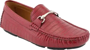 Amali Cola - Driving Moccasins for Men – Mens Slip On Loafers, Moccasins, Slip-on Dress Shoes - Driving Loafers with Matching Color Bit