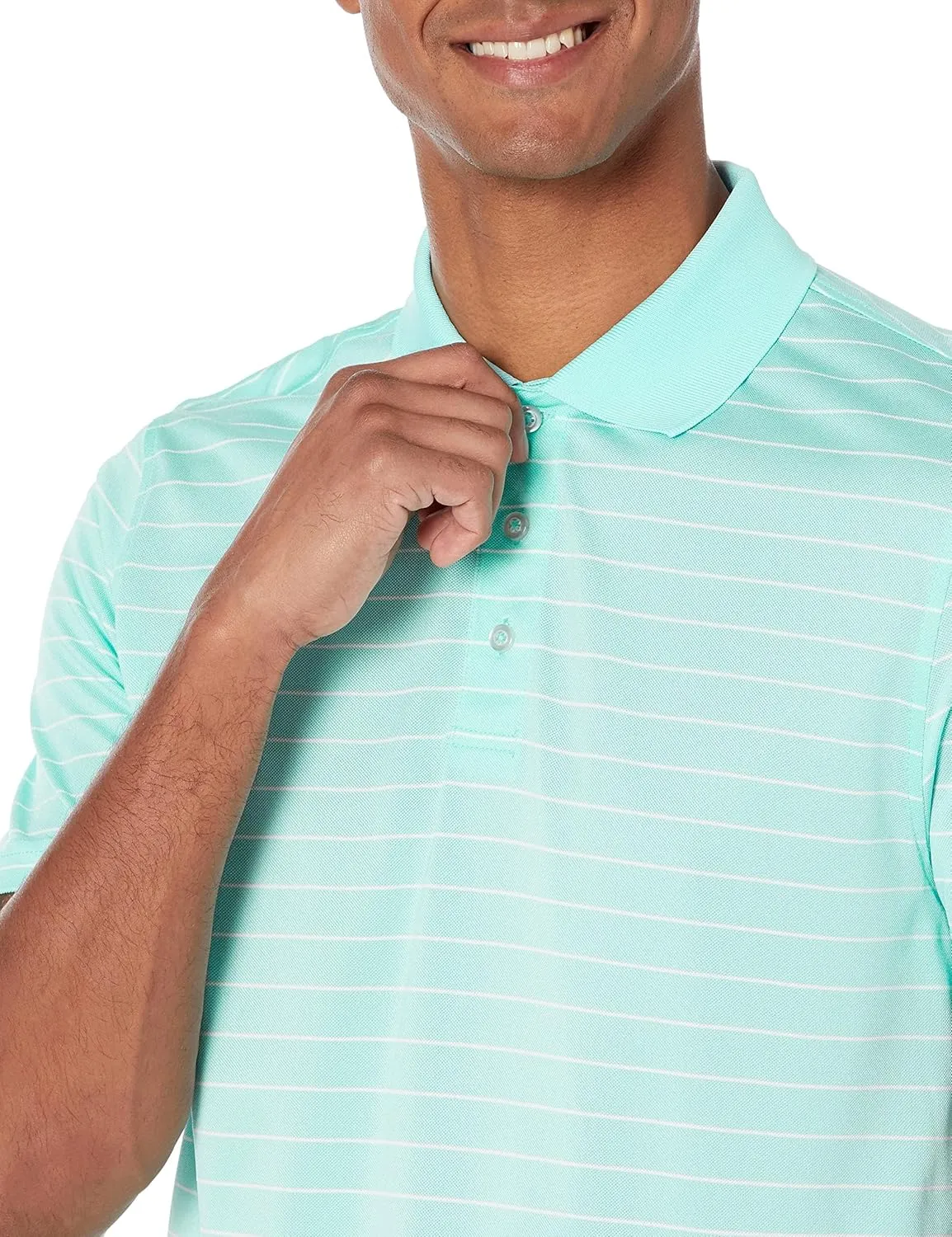 Amazon Essentials Men's Golf Polo Shirt, Short Sleeve, Dri Fit, Slim-Fit, Quick-Dry