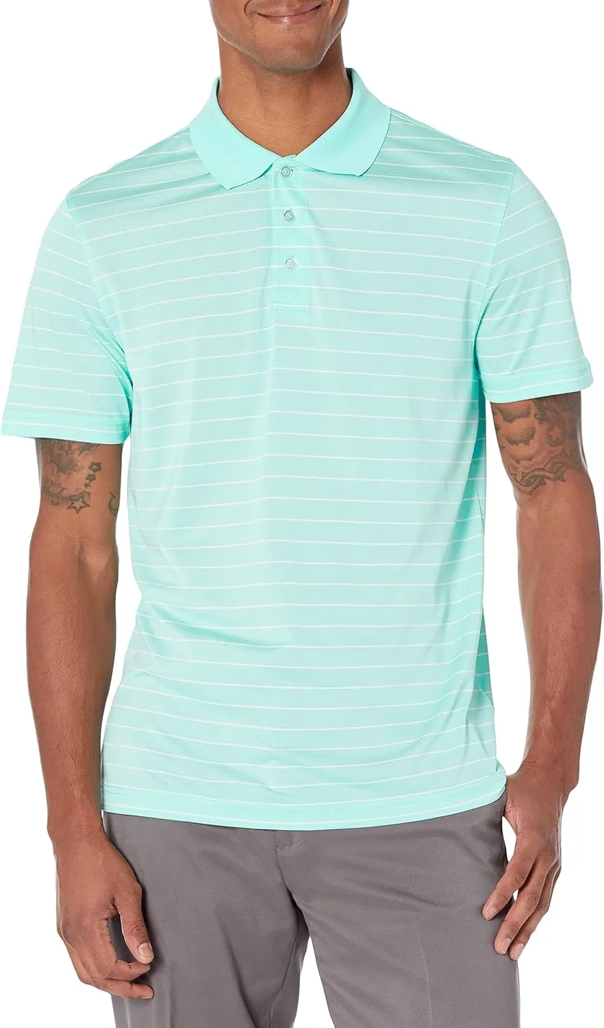 Amazon Essentials Men's Golf Polo Shirt, Short Sleeve, Dri Fit, Slim-Fit, Quick-Dry