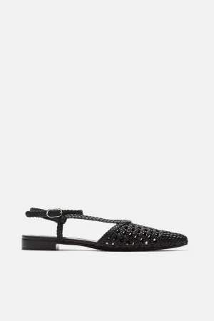 Ane Flat Sandal - Black