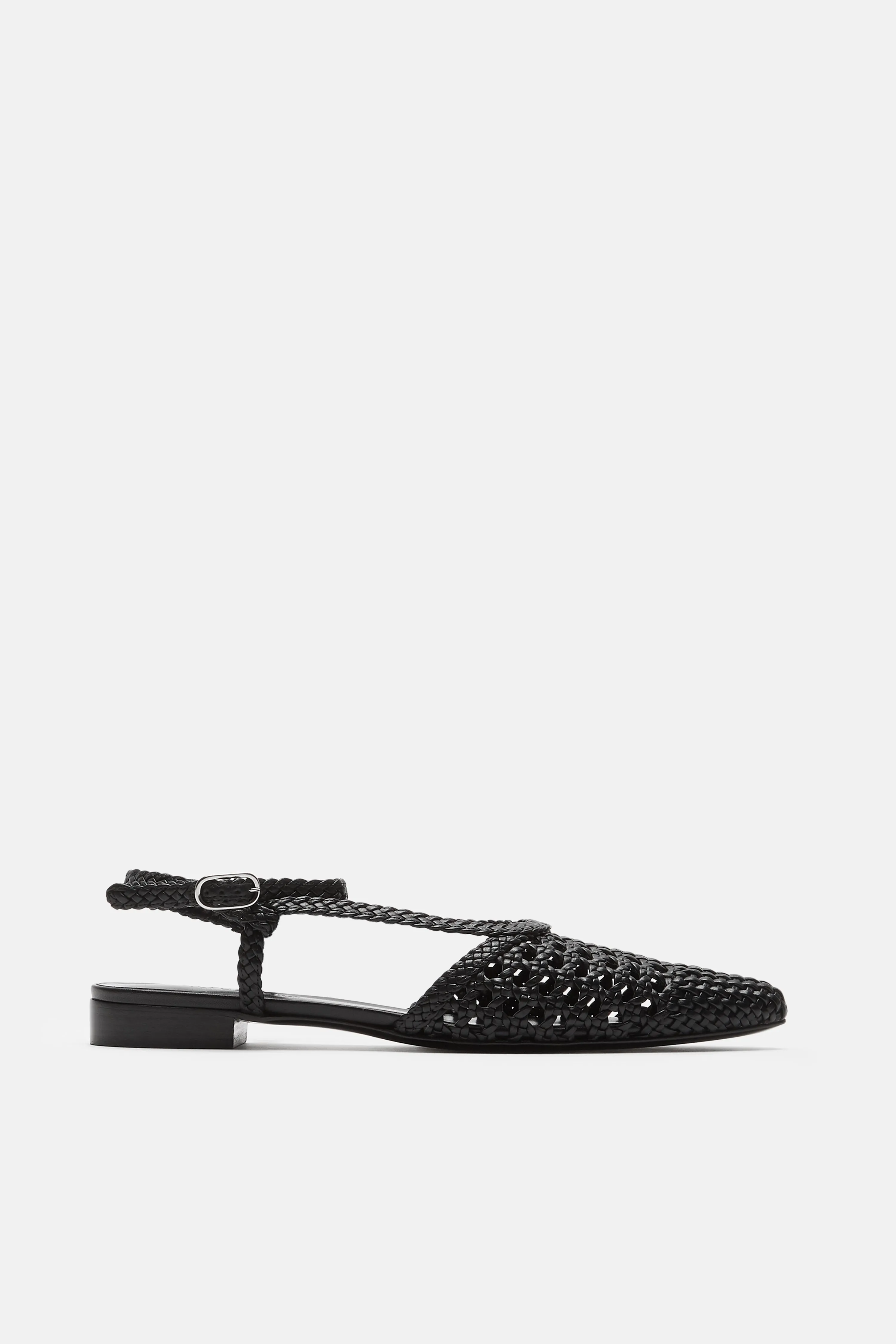 Ane Flat Sandal - Black