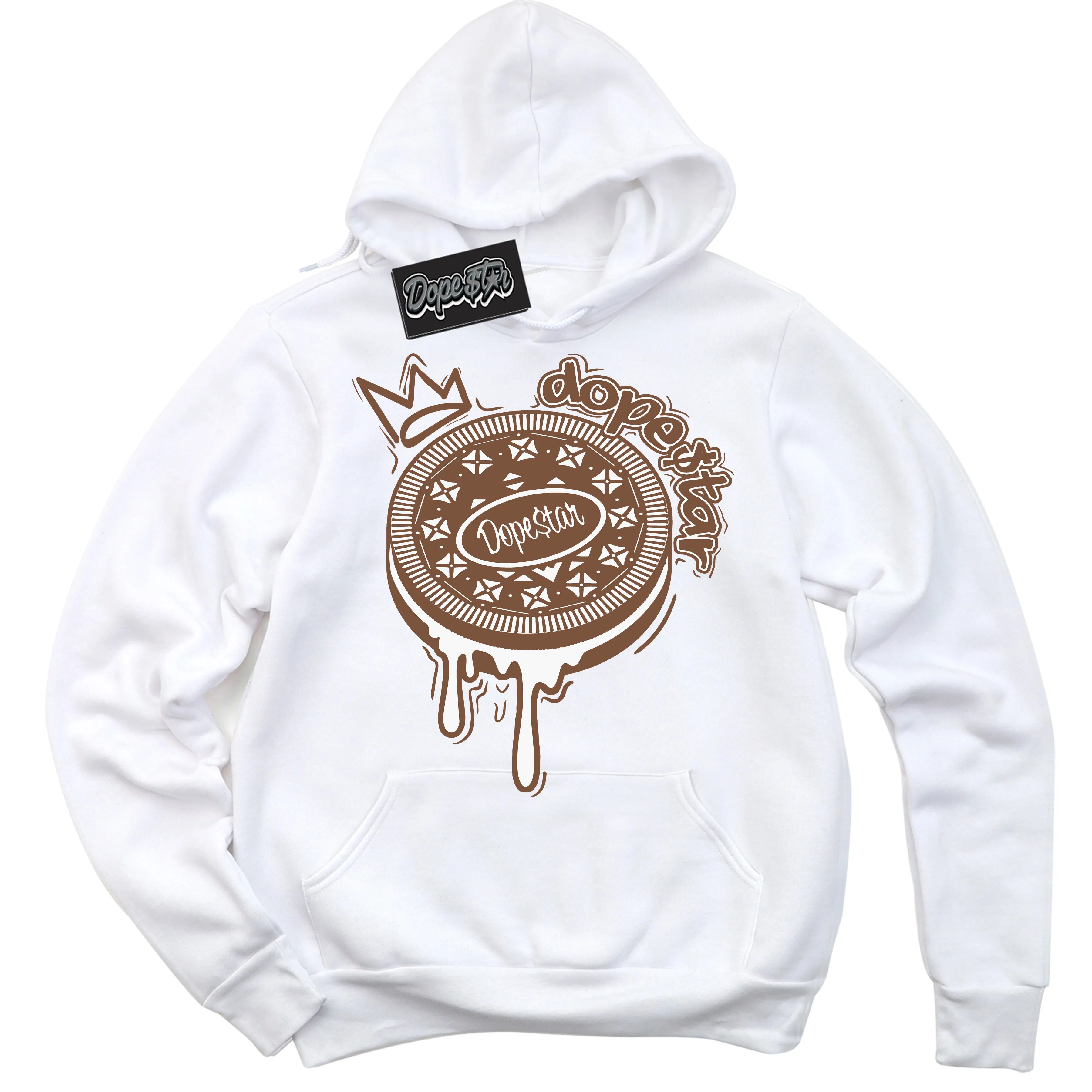 Archaeo Brown White 1s Sneaker Hoodie Oreo DS Graphic