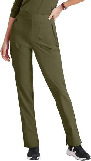 BARCO Unify Women's 5 Pocket Single Cargo Pant – Petite – Olive, XL