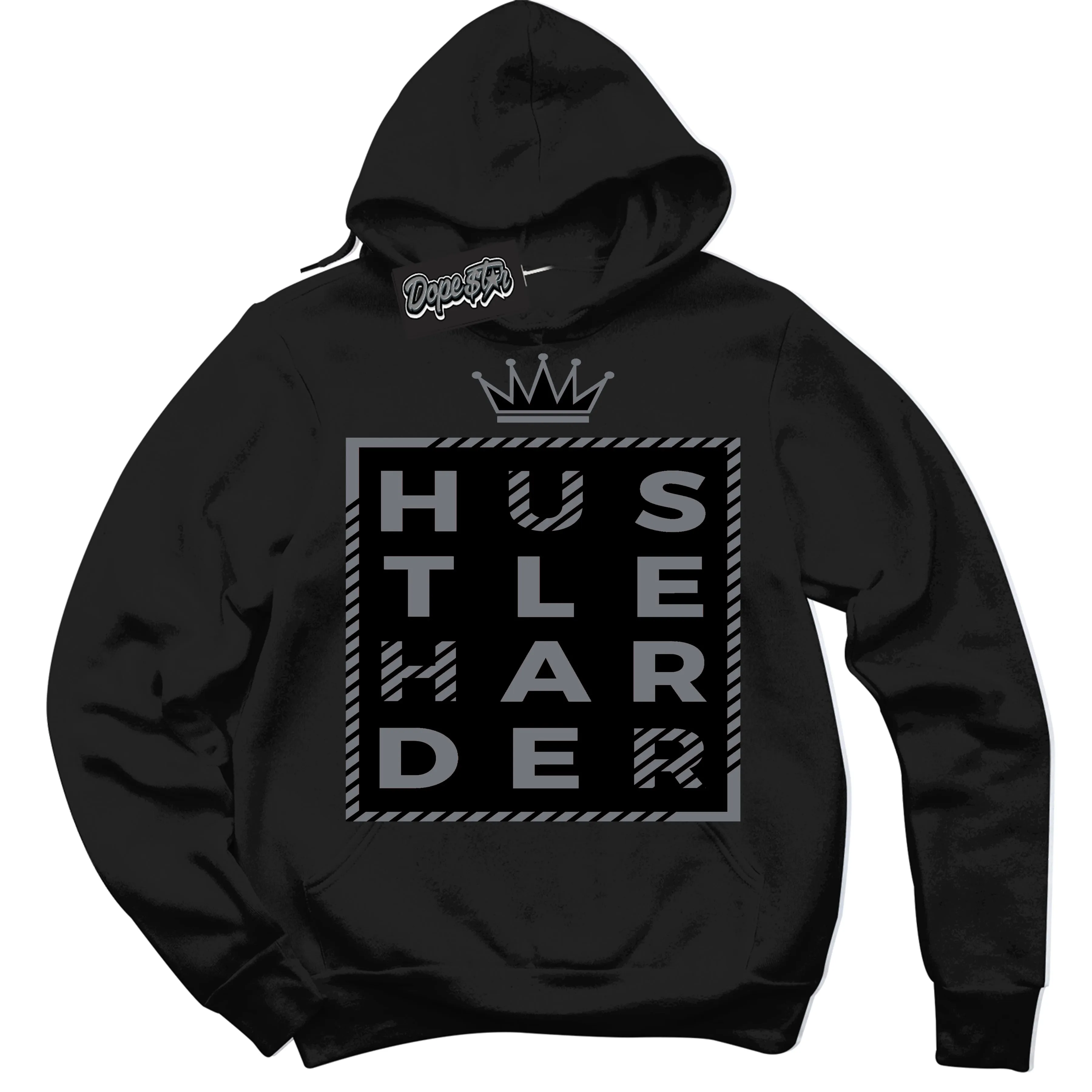 Barons 12s Sneaker Hoodie Hustle Harder Graphic