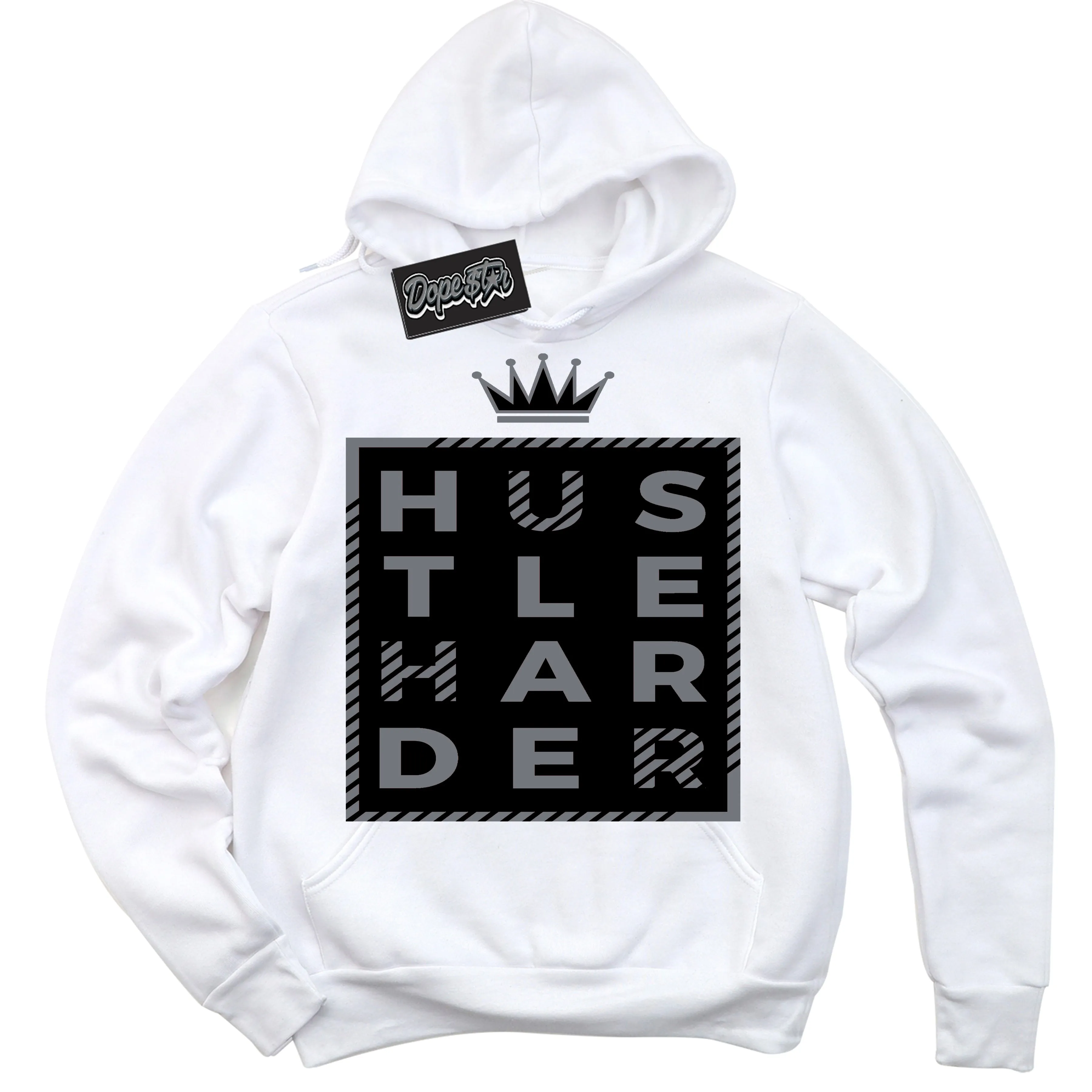 Barons 12s Sneaker Hoodie Hustle Harder Graphic