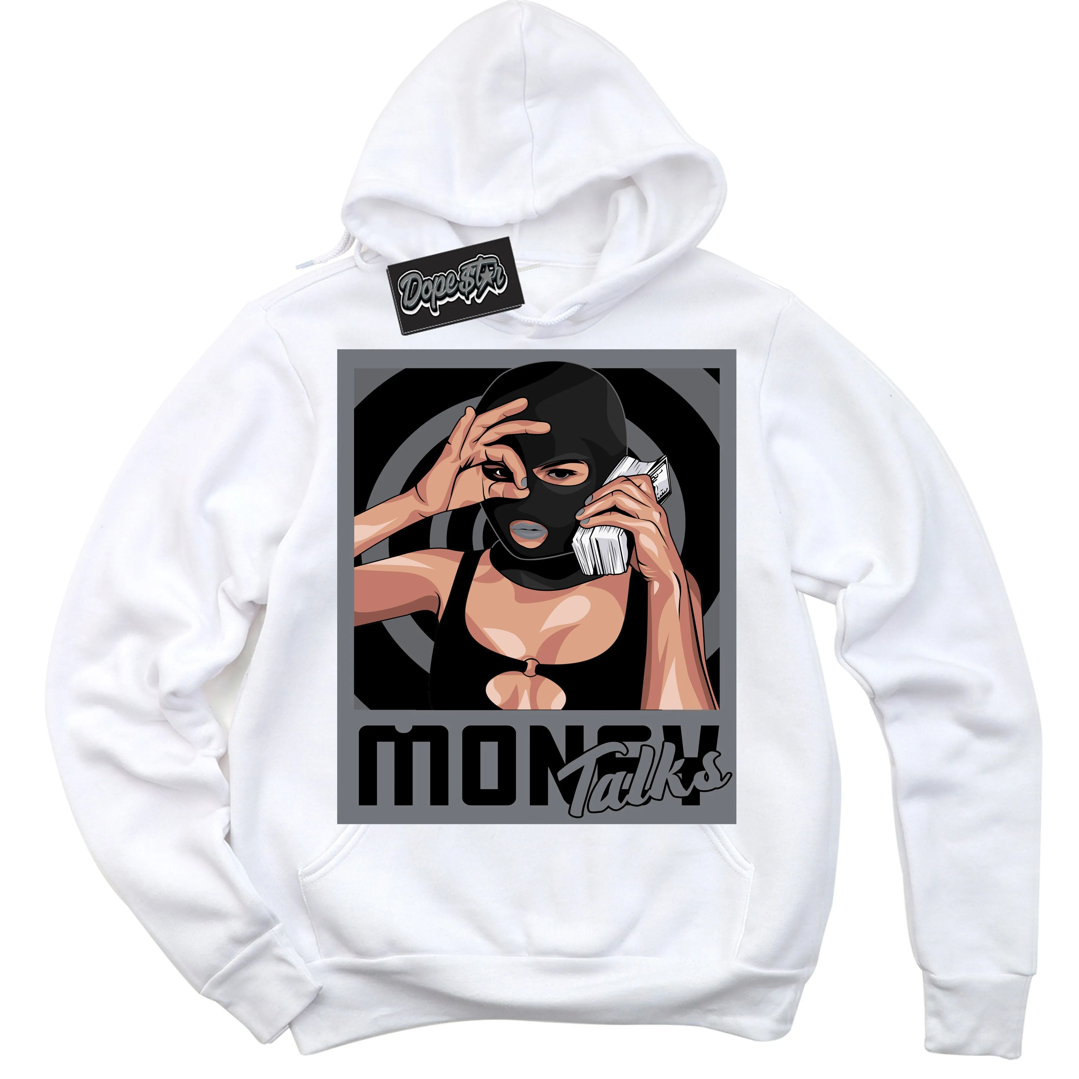 Barons 12s Sneaker Hoodie Money Talks Graphic