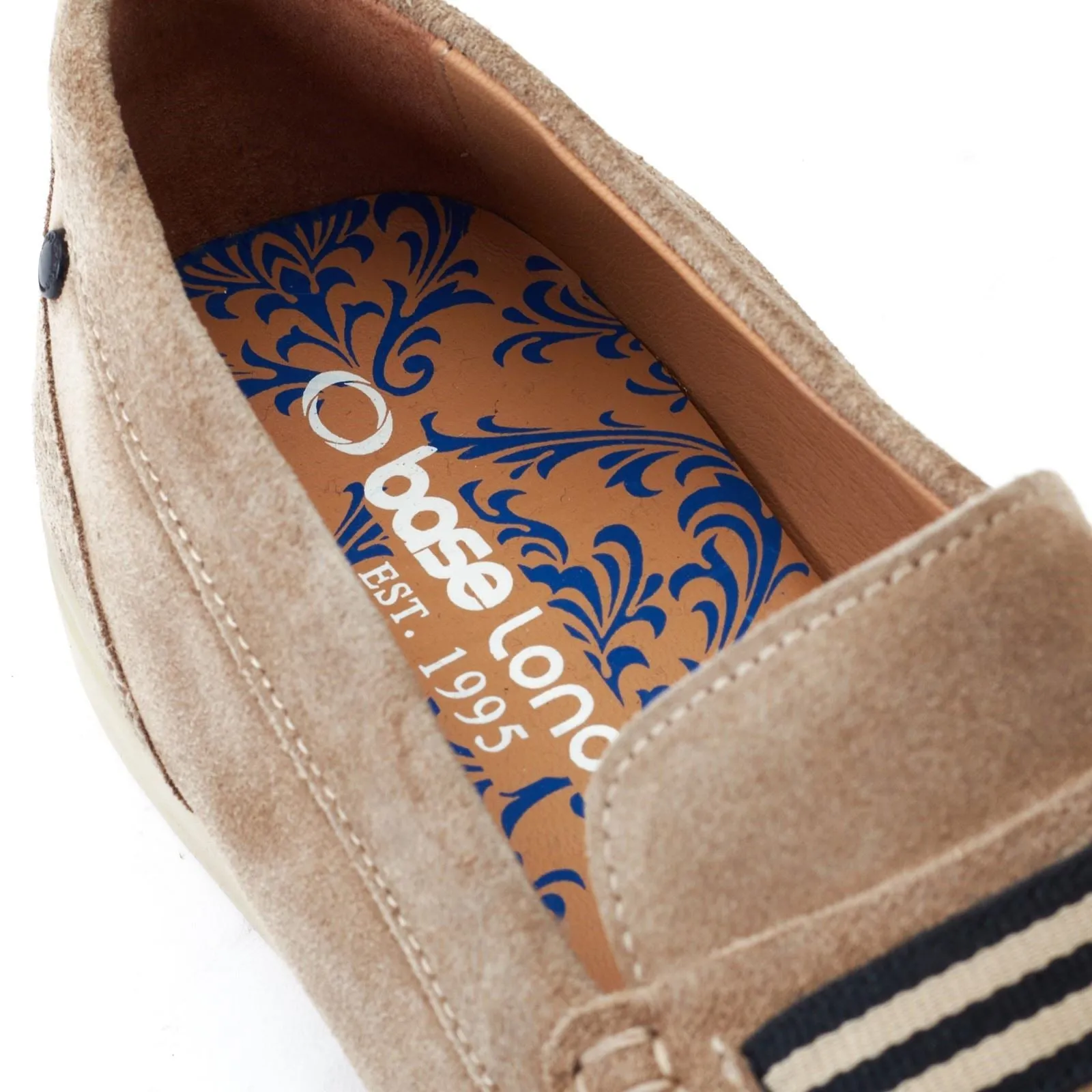 Base London Men's Drum Loafer in Sand