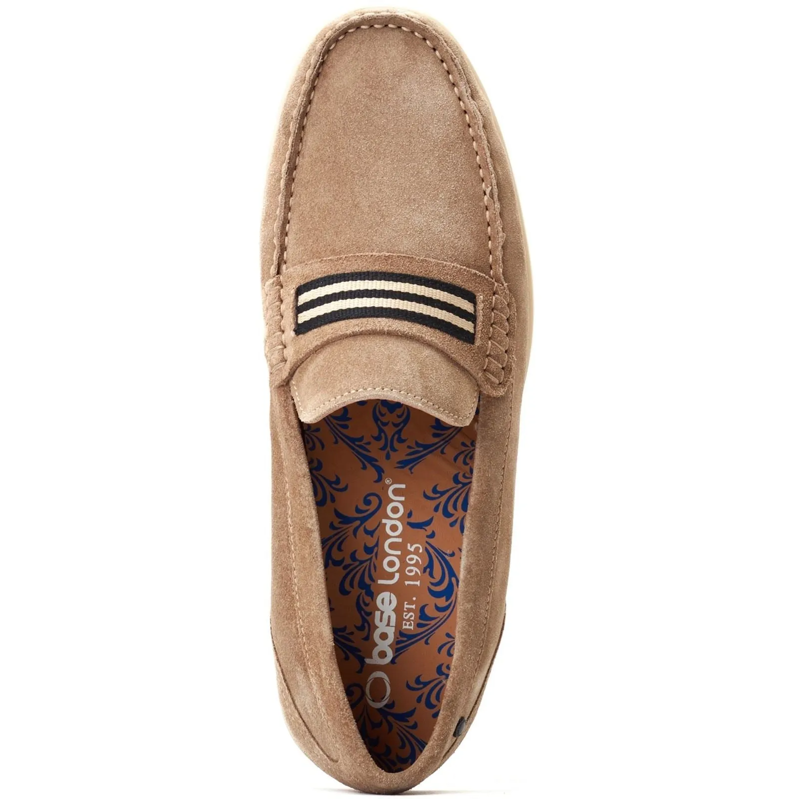 Base London Men's Drum Loafer in Sand