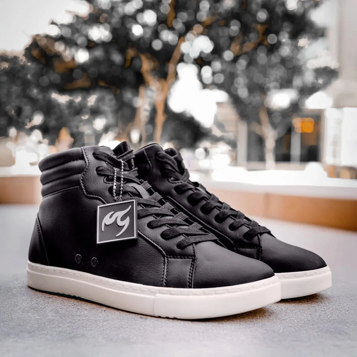 Black High-Top Dance Sneakers – Unisex Performance Style by Fuego