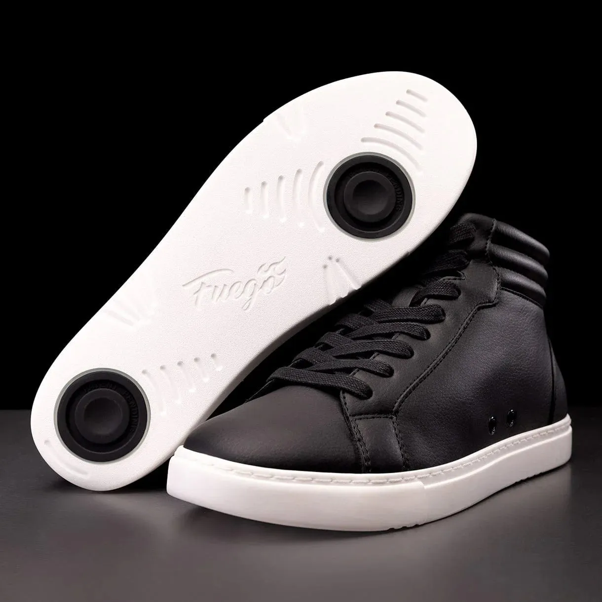 Black High-Top Dance Sneakers – Unisex Performance Style by Fuego