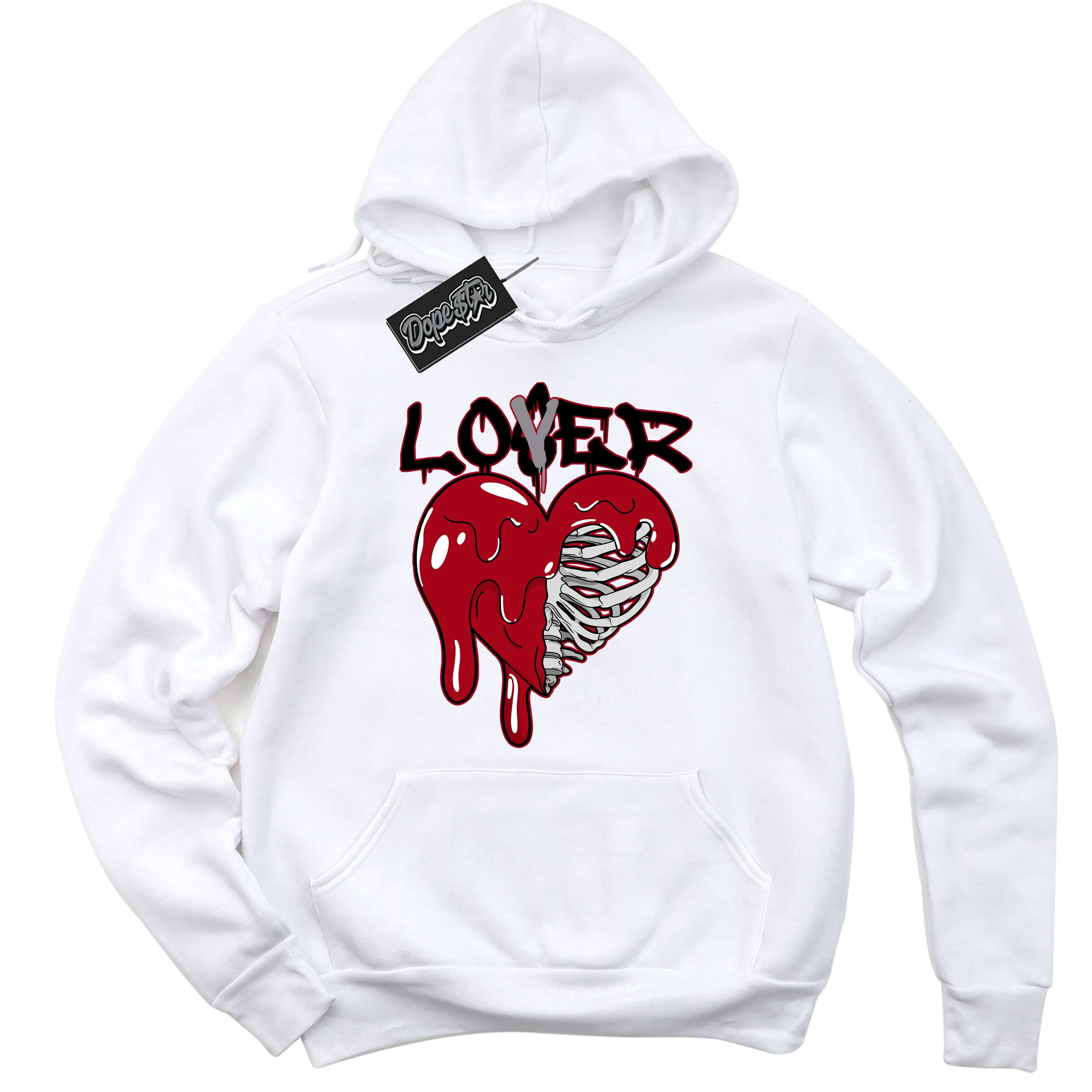 Black Metallic Reimagined 5s Sneaker Hoodie Lover Loser Graphic
