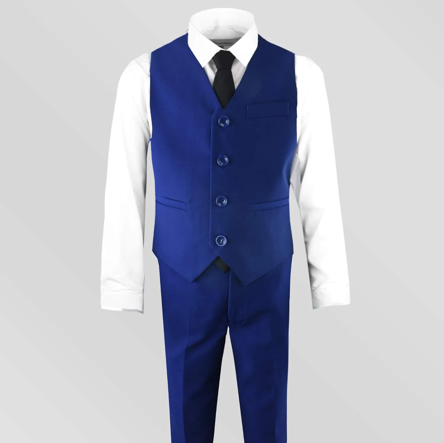 Black n Bianco Signature Boys' Slim Fit Suit Complete Outfit