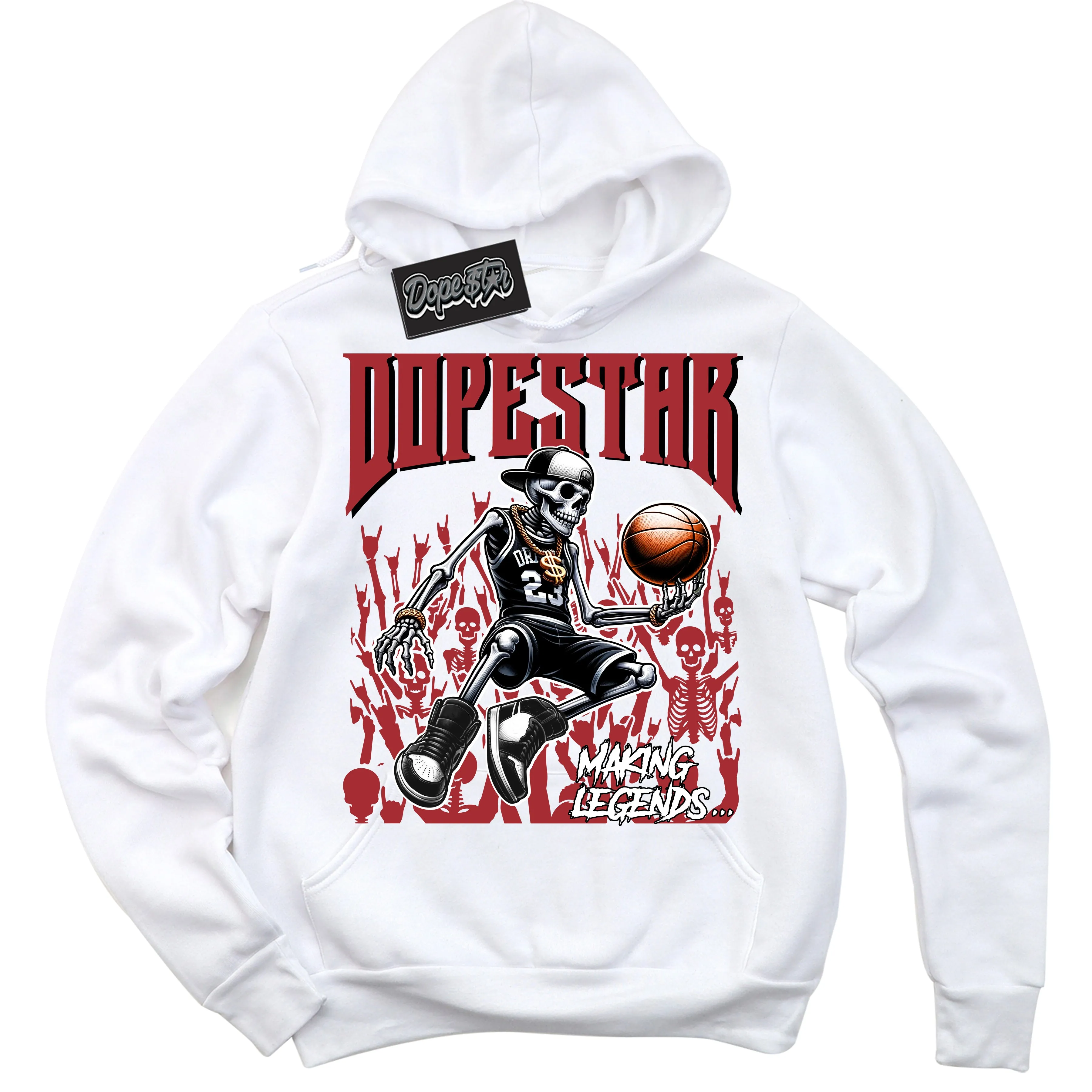 Black Toe Reimagined 1s Sneaker Hoodie Making Legends Graphic
