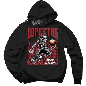 Black Toe Reimagined 1s Sneaker Hoodie Making Legends Graphic