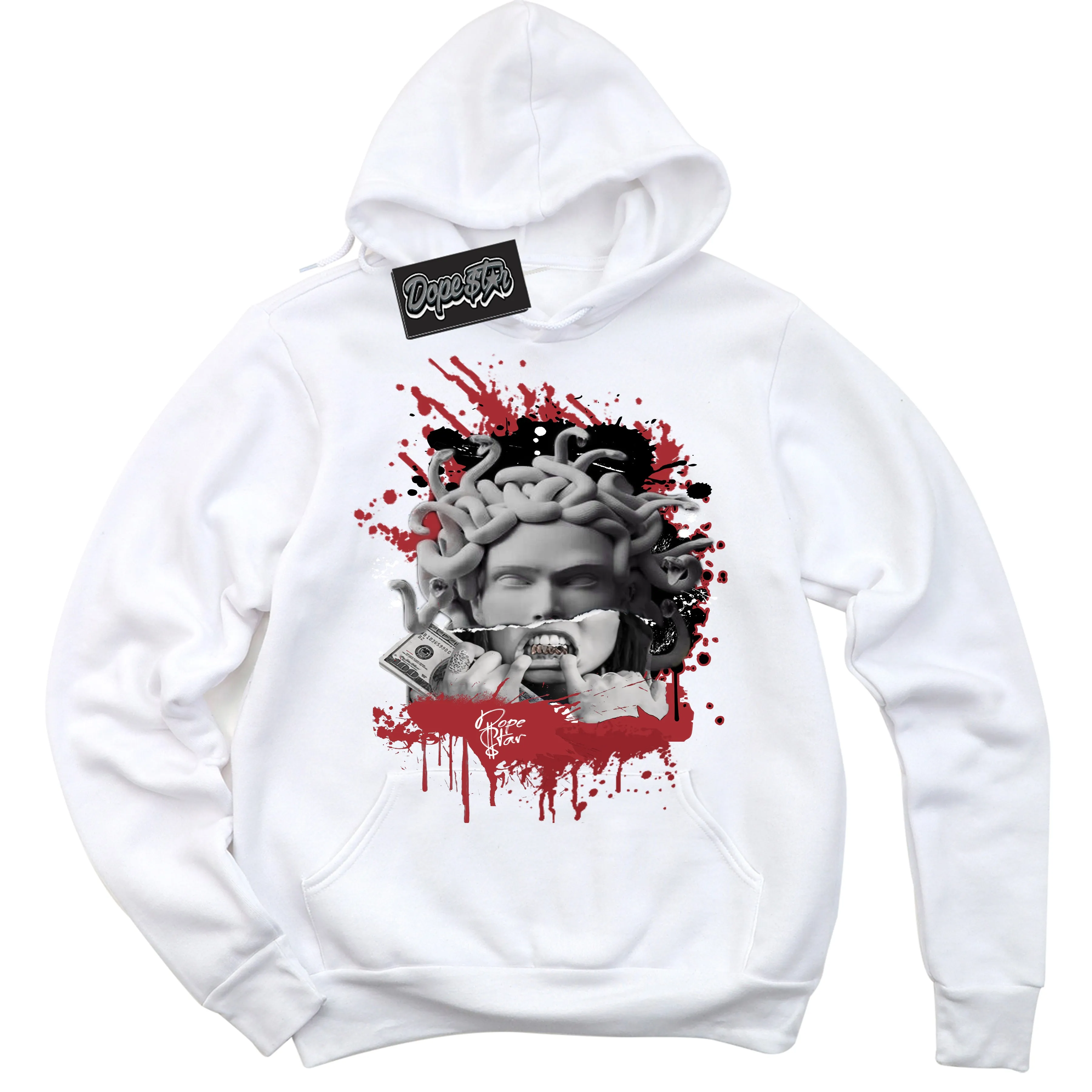 Black Toe Reimagined 1s Sneaker Hoodie Medusa Graphic